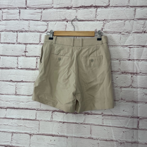 Babaton Agency Short 3” Taupe Beige Wool Blend Like New Small - Picture 6 of 10